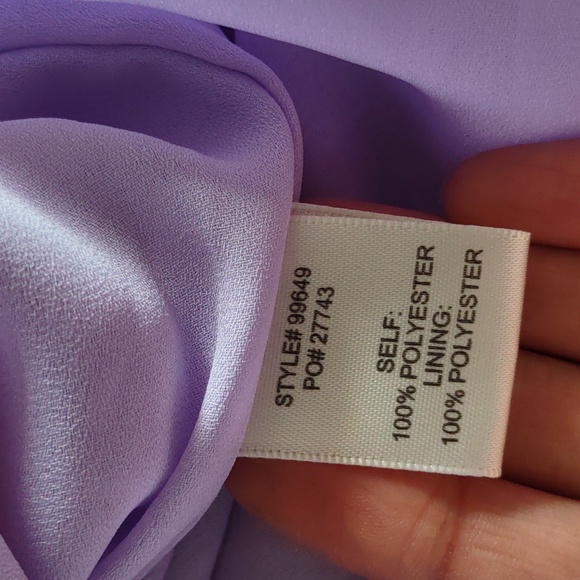 Skies Are Blue XS Semi Sheer Floral Metallic Tiered V-Neck Maxi Dress - Picture 12 of 16